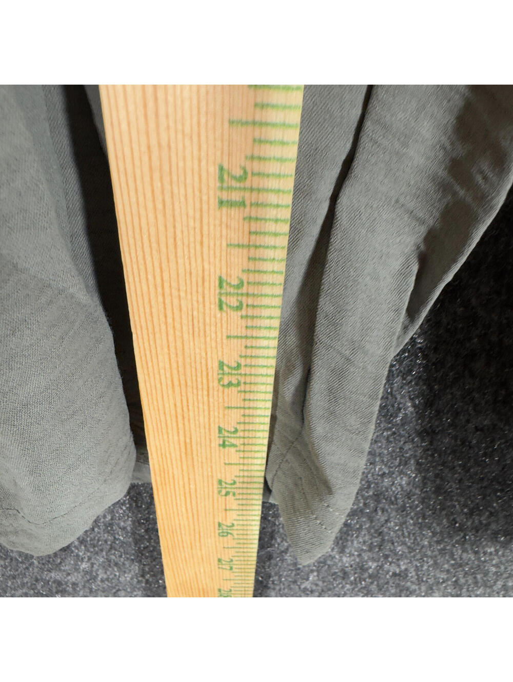 Unbranded Dress Pants Women M Medium Gray High Rise Flat Front Belted Wide Leg - Picture 5 of 6